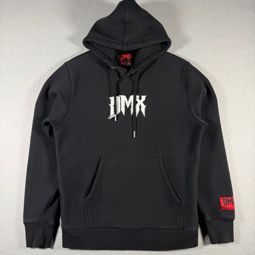 DMX Shoe Palace Mens Black Graphic Hoodie Exodus 1:7 Rap Tribute Medium